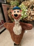 画像1: Hanna Barbera Yogi Bear knickerbocker Hand Puppet 1959 / ハンナバーベラ ヨギベア　ニッカーボッカー社　ハンドパペット (1)