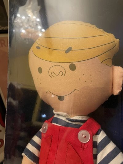 画像1: Dennis the Menace Ideal doll with  Box 1976 /  わんぱくデニス　箱入り　デニス布製ドール　デッドストック