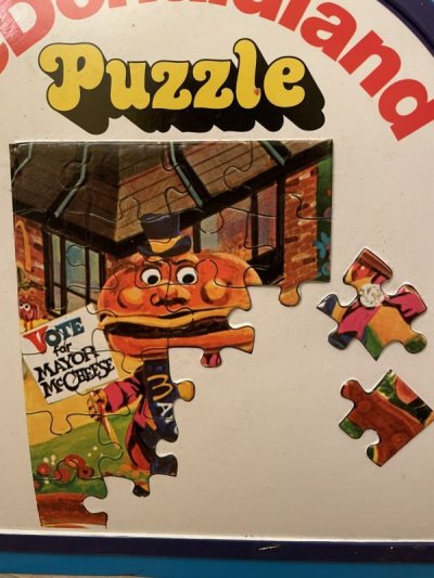 画像1: McDonald’s McDonaldland  puzzle sign (A) / マクドナルドのマクドナルドランド　パズル　サイン、看板