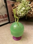 画像4: Denny’s restaurant plastic D Fusion drink cup Green / デニーズ　プラスチック製　ディフュージョン　グリーン　ドリンクカップ (4)