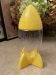 画像3: Denny’s restaurant plastic D Fusion Rocket drink cup Yellow / デニーズ　プラスチック製　ロケット ディフュージョン イエロー ドリンクカップ (3)