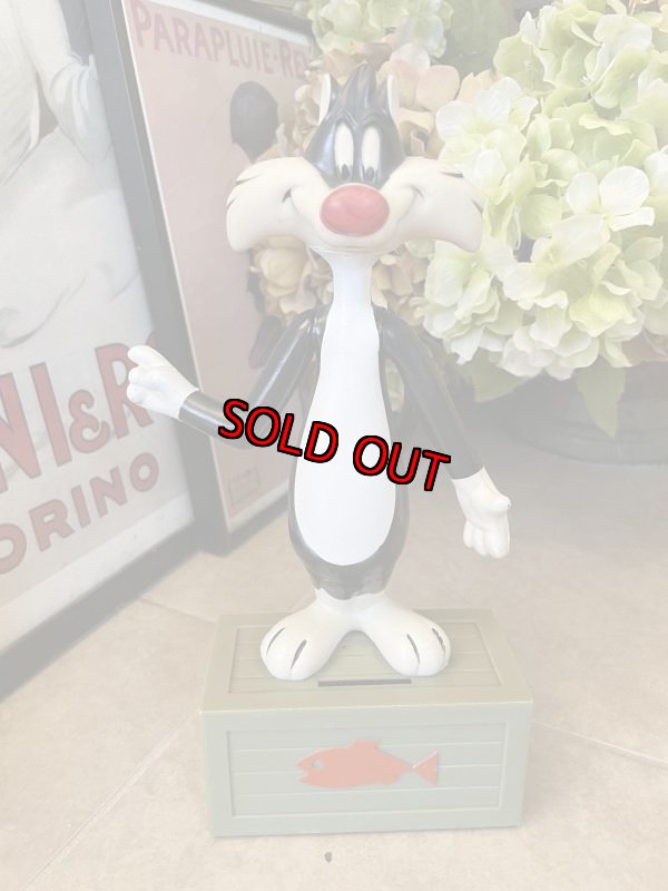 画像1: Looney Tunes  Sylvester DAKIN Plastic Coin Bank 1971 / ルーニーチューンズ　シルベスター　プラスチック製の貯金箱1971年 (1)