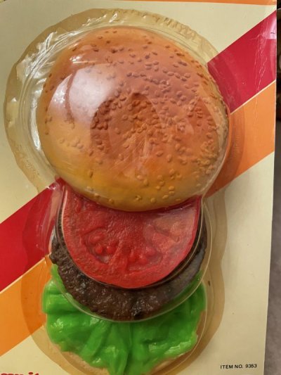 画像1: Burger King Hamburger play food set 1987 / バーガーキングのハンバーガー、プレイフードセット