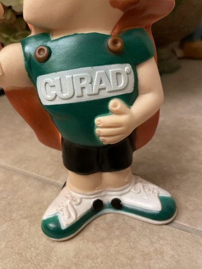 画像2: CURAD Band Aids Tape Crusader Coin Bank 1975 / テープド　クルセーダー　バンドエイド　プラスチック製のソフビドール