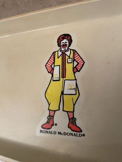 画像1: McDonald’s  Ronald Plastic Tray (A)  / マクドナルドのロナルド　プラスチック製トレー