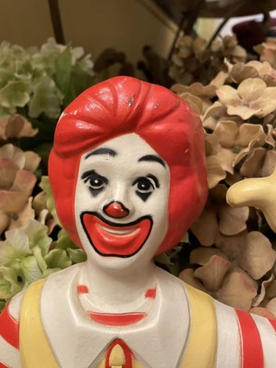 画像1: McDonalds Ronald  Plastic Wall Clock / マクドナルド、ロナルドのプラスチック製、壁時計　ウォールクロック