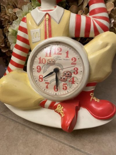 画像2: McDonalds Ronald  Plastic Wall Clock / マクドナルド、ロナルドのプラスチック製、壁時計　ウォールクロック