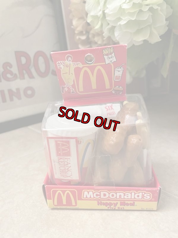 画像1: McDonald’s  play food set with box 2001 / マクドナルドのプレイフードセット (1)