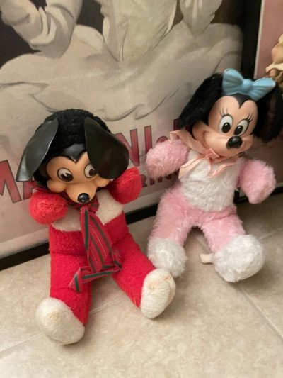 画像3: Disney Minnie Mouse Rubber Face  plush  Doll / ディズニー　ミニーマウスのラバーフェイスぬいぐるみ　