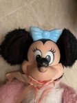 画像6: Disney Minnie Mouse Rubber Face  plush  Doll / ディズニー　ミニーマウスのラバーフェイスぬいぐるみ　 (6)