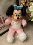 画像1: Disney Minnie Mouse Rubber Face  plush  Doll / ディズニー　ミニーマウスのラバーフェイスぬいぐるみ　 (1)