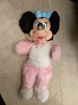 画像9: Disney Minnie Mouse Rubber Face  plush  Doll / ディズニー　ミニーマウスのラバーフェイスぬいぐるみ　 (9)