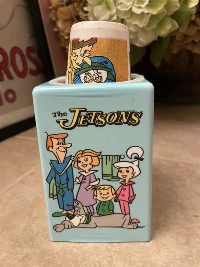 画像2: Hanna Barbera Flintstones & Jetsons Cup Dispenser With Box   1990  / フリントストーン＆ジェットソン　箱付きカップ　ディスペンサー