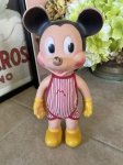 画像1: Disney  Sun Rubber Minnie Mouse Vinyl Squeak  Doll  / ディズニー　ミニーマウス　サンラバー　スクィーキードール (1)