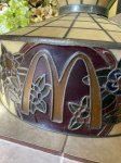 画像3: McDonald’s stained Glass Ceiling hanging lamp , light / マクドナルドのステンドグラススタイル　ランプシェード (3)