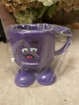 画像2: McDonald’s Grimace Plastic Footed Mug (A) / マクドナルドのグリマス　プラスチック製足付き　マグカップ (2)