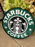 画像1: Starbucks Small Plastic Sign / スターバックス　小さな看板、サイン、ストアディスプレイ (1)