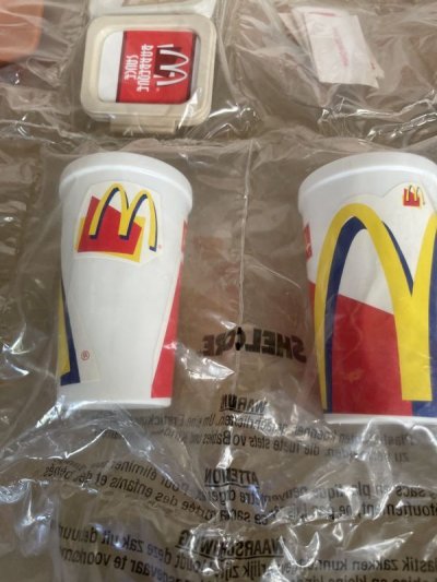 画像2: McDonald’s kids play food set With Box 1999 / マクドナルドの箱付き、袋入りプレイフードセット　