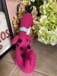 画像3: Flintstones Dino Plush Doll /  フリントストーン　パープル色のディノ　ぬいぐるみ (3)