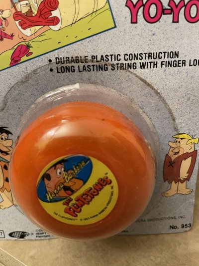 画像1: Hanna Barbera Flintstones Fred Face Yo Yo 1993/ フリントストーンズ　フレッドの顔　ヨーヨー　ブリスター入り