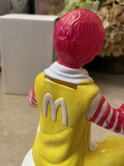 画像3: McDonald’s Ronald plastic doll coin bank with box / マクドナルド、ロナルドのプラスチック製ドール　箱入り貯金箱