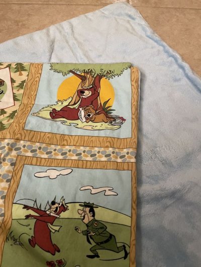 画像3: Hanna Barbera Yogi Bear Baby Blanket  / ハンナバーベラ、ヨギベア　ベイビーブランケット　ヨギパーク