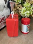 画像4: Denny’s Flintstones Red Plastic Lunch Box With Thermos 1989 / デニーズ　フリントストーン　プラスチック製　ランチボックス　水筒付き (4)