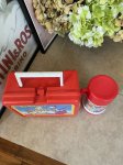 画像5: Denny’s Flintstones Red Plastic Lunch Box With Thermos 1989 / デニーズ　フリントストーン　プラスチック製　ランチボックス　水筒付き (5)