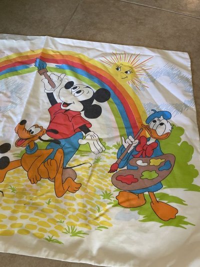 画像2: Disney Mickey Mouse Pillow Case  60‘s / ディズニーのミッキーマウス　ピローケース　枕カバー