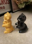 画像2: Ken L Ration plastic dog & cat  Salt & Pepper set / プラスチック製、塩コショウのセット (2)