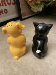 画像3: Ken L Ration plastic dog & cat  Salt & Pepper set / プラスチック製、塩コショウのセット (3)