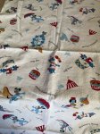 画像3: Huckleberry Hound & Yogi Bear fabric sheet　/ ハンナバーベラ　レア！ハックルベリーハウンド&ヨギベア  布　ファブリック (3)