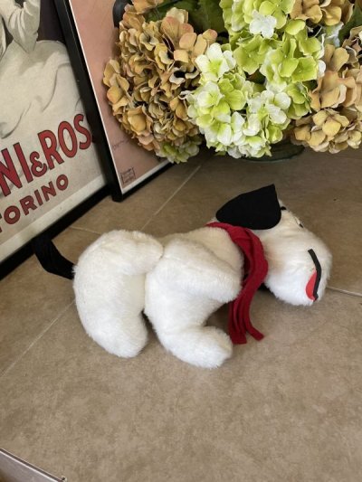 画像3: Snoopy Plush Stuffed Doll With red scarf  / スヌーピー ぬいぐるみ ドール レッドマフラー