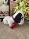 画像4: Snoopy Plush Stuffed Doll With red scarf  / スヌーピー ぬいぐるみ ドール レッドマフラー (4)