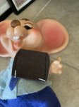 画像9: Florida Mouse Huron Co Post Man coin Bank Vinyl Doll / フロリダマウス　郵便配達員　ボーイドール　貯金箱　60年代 (9)