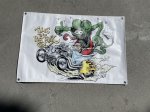 画像1: Rat Fink Store Sign Bunner / ラット　フィンク　バナー、看板、ストアディスプレイ (1)