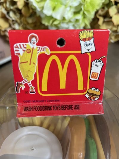 画像3: McDonald’s hamburger play food set with box 2001 (A) / マクドナルドのハンバーガー、プレイフードセット