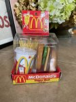 画像1: McDonald’s hamburger play food set with box 2001 (A) / マクドナルドのハンバーガー、プレイフードセット (1)