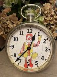 画像1: McDonalds Ronald  Round Large Wall Clock 70’s / マクドナルド、ロナルドの丸い壁時計　大きいウォールクロック (1)