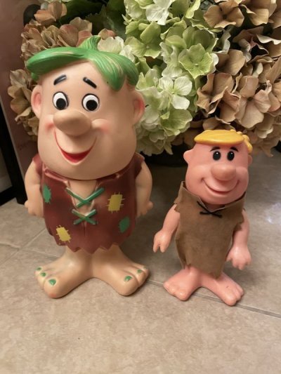 画像3: Hanna Barbera Flintstones Barney Plastic Green Hair Doll 1960 / フリントストーン　バーニー　プラスチック製　ドール　70年代