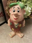 画像1: Hanna Barbera Flintstones Barney Plastic Green Hair Doll 1960 / フリントストーン　バーニー　プラスチック製　ドール　70年代 (1)