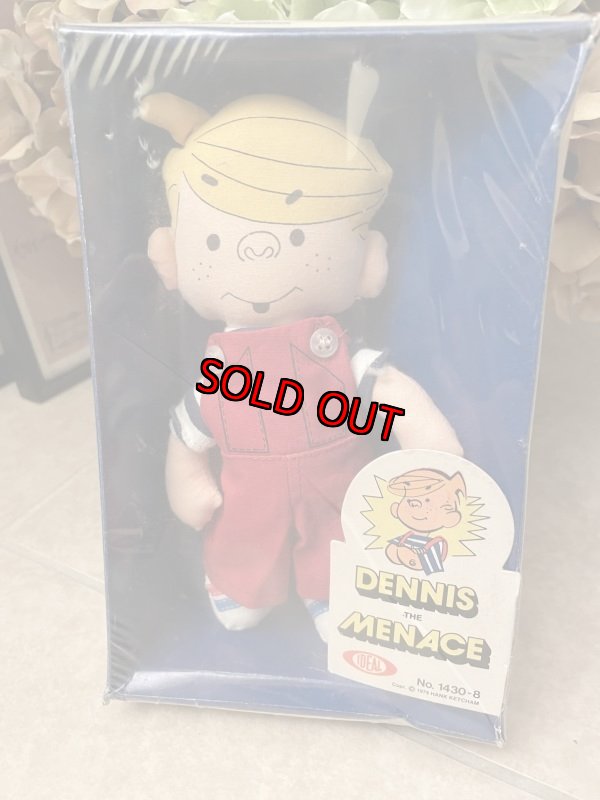 画像1: Dennis the Menace Ideal doll with  Box 1976 /  わんぱくデニス　箱入り　デニス布製ドール　デッドストック (1)