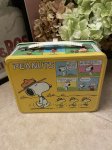 画像1: Snoopy Thermos yellow Tin Lunch Box / スヌーピー アルミ製　サーモス社　ティン　ランチボックス (1)