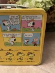 画像3: Snoopy Thermos yellow Tin Lunch Box / スヌーピー アルミ製　サーモス社　ティン　ランチボックス (3)