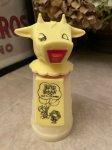 画像1: Whirley Sippy Straw Mow Cow yellow Creamer Bottle (A)  / モーカウ　クリーマー　ボトル (1)