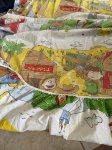 画像6:  Snoopy western fabric Box Sheet (A) / スヌーピー　ボックスシーツ　生地　ウエスターン (6)