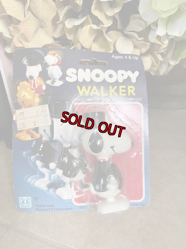 画像1: Snoopy Wind Up Walker / スヌーピー　ブリスター入り　歩行人形トイ (1)