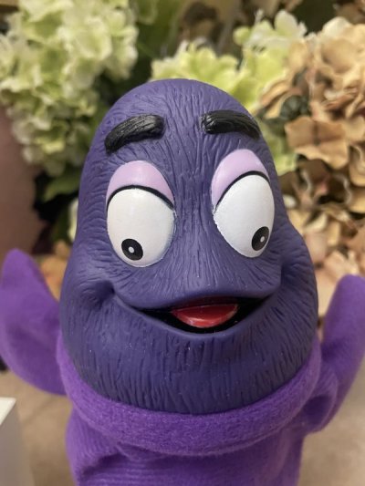 画像1: McDonald’s Hand Puppet Grimace With Box (A) / 箱入り　マクドナルドのグリマス　ハンドパペット