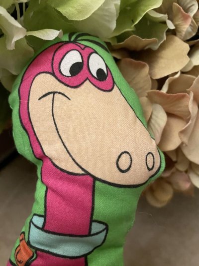 画像1: Hanna Barbera Flintstones Dino Fabric Pillow Doll / フリントストーン　ディノ　ピロードール