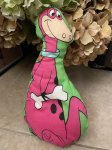 画像1: Hanna Barbera Flintstones Dino Fabric Pillow Doll / フリントストーン　ディノ　ピロードール (1)